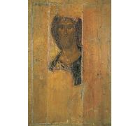 RZHRHJES Vintage Wall Art Picture on Canvas Wall Art Poster Salvator Mundi Saviour of the World by Andrei Rublev Canvas Poster for Home Decor 60x90cm
