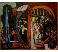 RZHRHJES Vintage Wall Art Picture on Canvas Wall Art Poster Sculpture Studio by Max Beckmann Canvas Poster for Office Decor 60x90cm