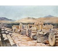 RZHRHJES Vintage Wall Art Picture on Canvas Wall Art Poster the Propylaea From the Northern Edge of the Platform of the Parthenon by Fulleylove Canvas Poster for Home Decor 60x90cm