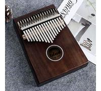 RZiioo Kalimba 17 Keys Thumb Piano with Study Instruction and Tune Hammer, Pocket Thumb Piano, Portable Wood Finger Piano for Kids Adult Beginners,12