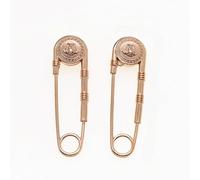 RZJHP 10pcs 73×22mm large safety pin, vintage gold Medusa pin, lion head brooch, for clothes fixing pins clothes crafts