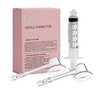 RZJZGZ 2 Set Nipple Aspirator Corrector Feeding Sucking for Flat Inverted Retraction Nipple Treatment Redress Breastfeeding Aid