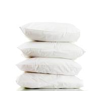 RZK Textiles Duck Feather Pillow Pair, Hotel Soft White Pillows, 4 Pack