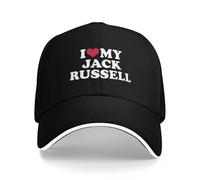 RZKDPTO I Love My Jack Russel Terrier Sport Baseball Caps for Womens Adult Male Beach Dad Hat Hip Hop Trucker Cap Gift