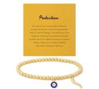 RZKING Golden Bracelets for Women, Evil Eye Butterfly Dragonfly Elephant Charm Bracelets for Women, Friendship Bracelets, Birthday, Retirement, Inspirational Gifts for Women, One Size, Brass, no