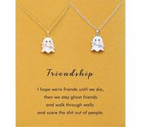 RZKING Silver Necklace for Women Delicate Moonstone Bow Necklace Gift for Best Friend Sister Mom Daughter Teacher Mother's Day Birthday Christmas Gift, One size, Stainless Steel, No Gemstone