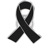 RZLEHORDF - Cancer awareness lapel pin, preventive plaque brooch to support causes such as hostages in Israel and cancer initiatives, 6X4CM, Metal, No Gemstone