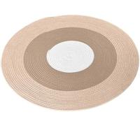 RZLEHORDF Cotton Rope Rug for Cats Washable Round Vintage Cat Scratching Rug Reversible Woven Tassel Cat Scratching Pad Soft Stylish (White,Medium 80)