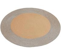 RZLEHORDF Cotton Rope Rug for Cats Washable Round Vintage Cat Scratching Rug Reversible Woven Tassel Cat Scratching Pad Soft Stylish (Brown,Medium 80)