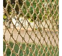 RZM Cargo Net, Rope Net for Playground Kids Outdoor Railings Safety Net Climbing Woven Rope Truck Netting Garden Plant Fence Decoration Hemp Net child safety netting for balcony ( Size : 1*1m(3*3ft) )