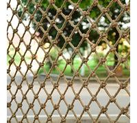 RZM Child Safety Net Stair Balcony Railing Protection Net Heavy Duty Hemp Rope Cargo Net Outdoor Hammock Playground Bird Nets(8mm/10cm) (Size : 2 * 6m(7 * 20ft))