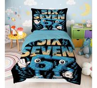 RZPFQB Steal a Brainrot Double Duvet Cover Sets Soft Printed Kids Teens Bedding Set Brushed Microfiber Duvet Covers with Pillowcases Italian Brainrot 67 200x200 CM Brainrot 7