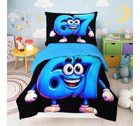 RZPFQB Steal a Brainrot Single Size Duvet Cover Sets Soft Printed Kids Teens Bedding Set Brushed Microfiber Duvet Covers with Pillowcases Italian Brainrot 67 135x200 CM Brainrot 18