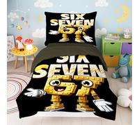 RZPFQB Steal a Brainrot Single Size Duvet Cover Sets Soft Printed Kids Teens Bedding Set Brushed Microfiber Duvet Covers with Pillowcases Italian Brainrot 67 135x200 CM Brainrot 86