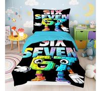 RZPFQB Steal a Brainrot Single Size Duvet Cover Sets Soft Printed Kids Teens Bedding Set Brushed Microfiber Duvet Covers with Pillowcases Italian Brainrot 67 135x200 CM Brainrot 114