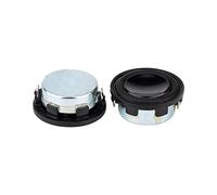 RZQMPV 1 Inch 4 Ohm/8ohm 3W Mini Speaker 28mm Full Range Midrange Bass PU Side Bluetooth Ultra-Thin Round Neodymium Speakers 2PC Bookshelf sound system (Color : 8 ohm)
