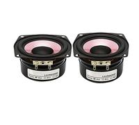 RZQMPV Full Range Speaker 2.5 Inch 4Ohm 8Ohm HIFI Audio Speaker 67mm 15W Bass Treble Mid Loudspeaker Bookshelf Speaker Bookshelf speaker(4Ohm-2Pcs)