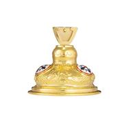 RZRHMUHN 11.4In Orthodox Christian Zinc Alloy Electroplated Cross with Jesus Crucifixion Image - Golden Main Body & Patterns Religious Decor (Base)