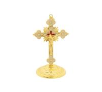 RZRHMUHN Catholic Cross,Catholic Standing Cross,Religious Catholic Prayer Jewelry for Men Women.