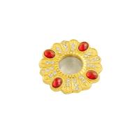 RZRHMUHN Orthodox Religion Item Holy Monstrance Church Relic Metal Reliquary Jesus Prayer Religion Gift 1.8In (Red)