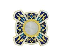 RZRHMUHN Orthodox Reliquary Box Orthodox Religion Item Holy Monstrance Church Relic Metal Reliquary Jesus Prayer Religion Gift 2.2In (Blue)