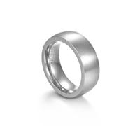 RZRPYFMM 2-Piece Set-8Mm Tungsten Steel Ring/Tungsten Brushed Black/Silver Jewelry/Punk Men And Women Engagement Wedding Rings,Silver,8