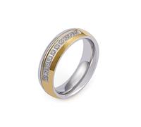 RZRPYFMM Two-Piece Couple Pair Ring European And American Personality Stainless Steel Ring Men's And Women's Engagement Wedding Promise Ring,women's,8