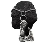 RZRPYFMM Viking Axe Pendant Necklace Men And Women Nordic Retro Jewelry Celtic Axe Pendant Scandinavian Jewelry Pendant,Silver,60
