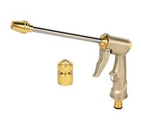 Rzspher Garden Hose Spray Gun, Full Brass Nozzle, Heavy Duty Metal Water Gun, Garden Hose Nozzle for Plants Watering, Car Washing and Pets Showering