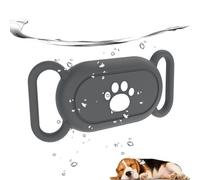 Rzttwl Waterproof Dog Collar Holder Compatible with Samsung Galaxy SmartTag2, Silicone GPS Tracker Hidden Loop Holder for Samsung Smart Tag2, Anti-Lost Dog Collar Samsung Tag 2 Case for Pets(Grey)