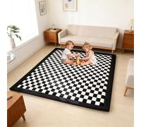 RZUMXOPY Baby Play Mat Large 2 cm Baby Mats for Floor Play Crawling Mat for Infants and Toddlers Coral Velvet Playmats Non Slip Rug for Babies 120 x 220 cm