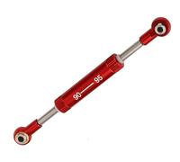 RZXYLRC Adjustable 75-100mm Steering Link Rod Panhard Bar Servo Linkage for 1/10 RC Crawler Axial SCX10 90046 Tamiya CC02 HSP TRX4 (red 90-95mm)