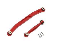 RZXYLRC Aluminum Steering Linkage Steering Link for 1/24 Axial SCX24 RC Crawler Car Upgrades (Red)