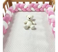 RZYW 100% Cotton Bed Set All Round Braided Protector for Room Decor Home, Bedroom Thick Soft Breathable Cushion Side Cushion Bed Guard Rail Surrounds Cushions,C17,200CM