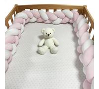 RZYW 100% Cotton Bed Set All Round Braided Protector for Room Decor Home, Bedroom Thick Soft Breathable Cushion Side Cushion Bed Guard Rail Surrounds Cushions,C13,300CM