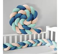 RZYW All-Round Protection Pillow for Bed Braided Knotted Cushions Cotton Bed Set Knot Cushions Cushion Side Protectors for Room Decor,Home, Bedroom,S7,250CM