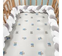 RZYW Bed Head Protector for Room Decor, Decorating Anti-Fall All-Round Protection Pillow Rug, Braided Knotted Cushion,S10,100CM