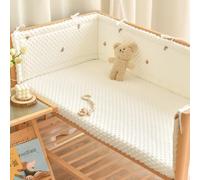 RZYW Bed Rail for Baby Breathable Crib Headboard Bumper Protect All Round Crib Rail Cot Padding for Sides Breathable Crib Bumper Side Rails for Children,M5,120X28cm