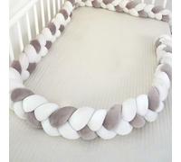 RZYW Braided Knotted Cushions Handmade Soft Knot Pillow Bed Guard Rail Surrounds Cushions Thick Soft Breathable Cushion Side Protectors,S4,150CM