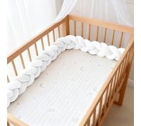 RZYW Cotton Bed All Round Braided Protector for Room Decor Cushion Side Protectors Handmade Soft Knot Pillow,S1,100CM