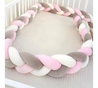 RZYW Cushion Side Protectors Thick Soft Breathable Side Protectors Bed Guard Rail Surrounds Cushions All Round Braided Pillow for Room Beds,S6,200CM