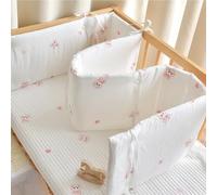 RZYW H1,160X28cm,Cotton Textile Bed All-Round Protector Knot Nursing Headboard Fall Protection Safety Bed Guard