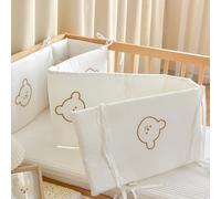 RZYW H3,240X28cm,Cotton Textile Bed All-Round Protector Knot Nursing Headboard Fall Protection Safety Bed Guard