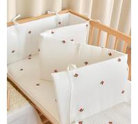 RZYW H8,200X28cm,Cotton Textile Bed All-Round Protector Knot Nursing Headboard Fall Protection Safety Bed Guard