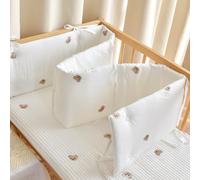 RZYW H9,120X28cm,Cotton Textile Bed All-Round Protector Knot Nursing Headboard Fall Protection Safety Bed Guard