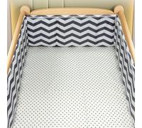 RZYW Headboard Padded Breathable Cot Bumper Bed Rail for Baby Breathable Crib Cot Protector Bumper All Round Bed Side Rails for Children,W5,300 * 30CM