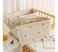 RZYW Headboard Padded Side Adjustable Baby Cot Bumper & Headboard Protector,P15,200X28cm