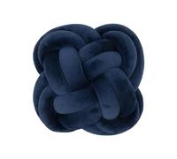 RZYW Knot Ball Cushion, Knot Ball Throw Cushion, Ultra Soft Companion, Decorative Handwoven Knotted Ball, Lamb Velvet Knot Cushion, Creativity Decoration Sofa Cushion,navy blue