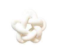 RZYW Knotted Cushion Knot Nordic Decorative Cushion Knot Stars Cushion for Sofa Bed Decor Scandinavian Creativity Knot Cushion Soft Knotted Cushion,White,32 * 32CM