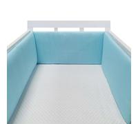 RZYW Non-Padded Single Layer Cot Bumper Alternative,Universal Bed Side Protectors Cushion, All-Round Crib Bumper Pad with Headboard Fall Protection,A27,150 * 30CM